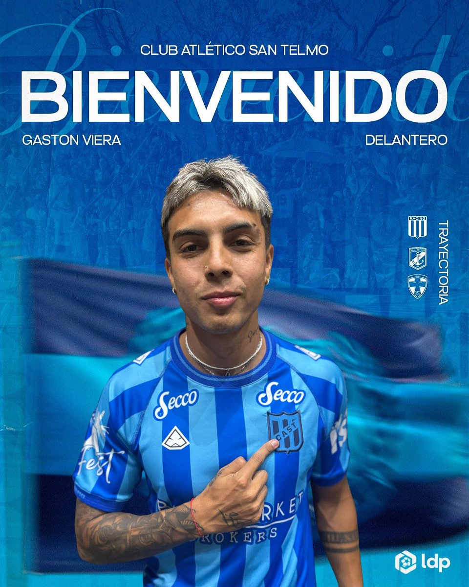 🥁 ¡BIENVENIDO, GASTÓN! ✍️

➡️ Gastón Viera es nuevo refuerzo del Club Atlético San Telmo y firmó contrato hasta el 31 de diciembre de 2026

#VamosSanTelmo