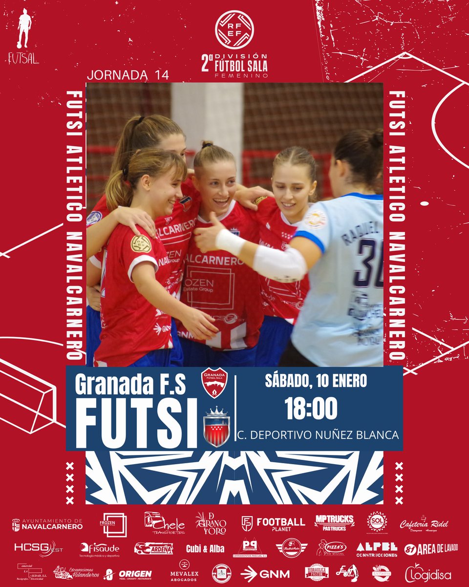 Mañana el segundo equipo parte hacia tierras andaluzas con una sola meta: los tres puntos. Nos espera un partido de máxima exigencia, pero el equipo viaja con la confianza y el trabajo de toda la semana.

⚔️ @granadafs_femenino.es 
🗓️ Sábado , 10 de enero 
⏰ 18:00
🏟️ Complejo