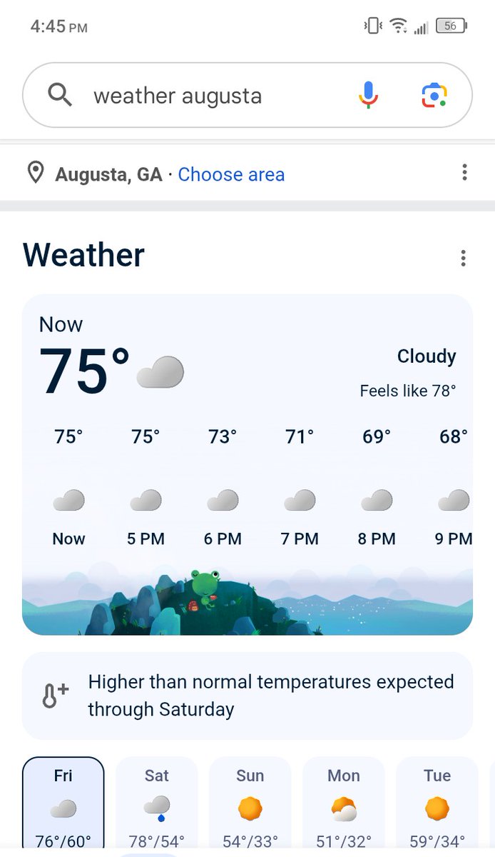 It is awesome in Augusta !!!

#TGIF #Friday #Augusta #GA12
#AugustaGa #Georgia #weather