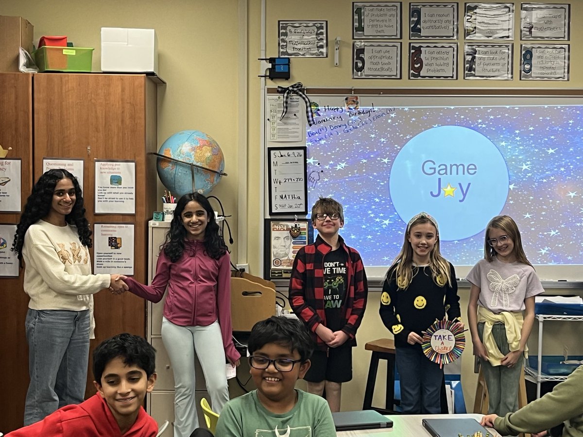smithkatie10's tweet photo. Shark Tank in fifth grade Cog Workshop was a success! Student teams presented their business pitches and the sharks made offers! Thank you to my daughters and a Pinney alumni for being amazing sharks! https://t.co/Cxp1YhL4aN