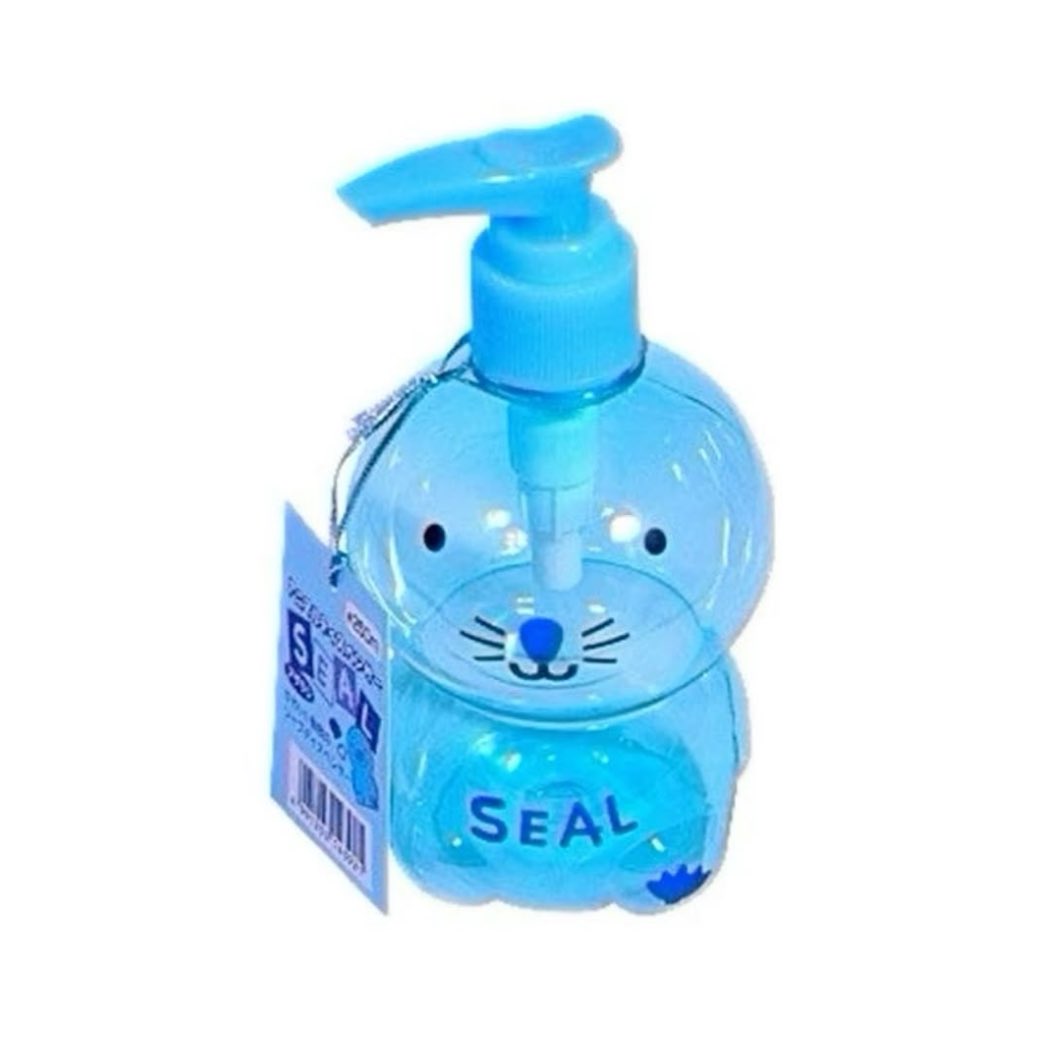kindfishfriend's tweet image. seal shaped soap dispenser
