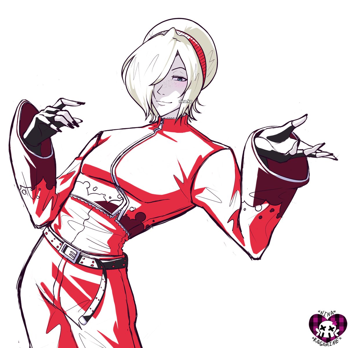 Ash Crimson 💚🔥✨ #SNK #KOF #kingoffighters #ashcrimson #アッシュ