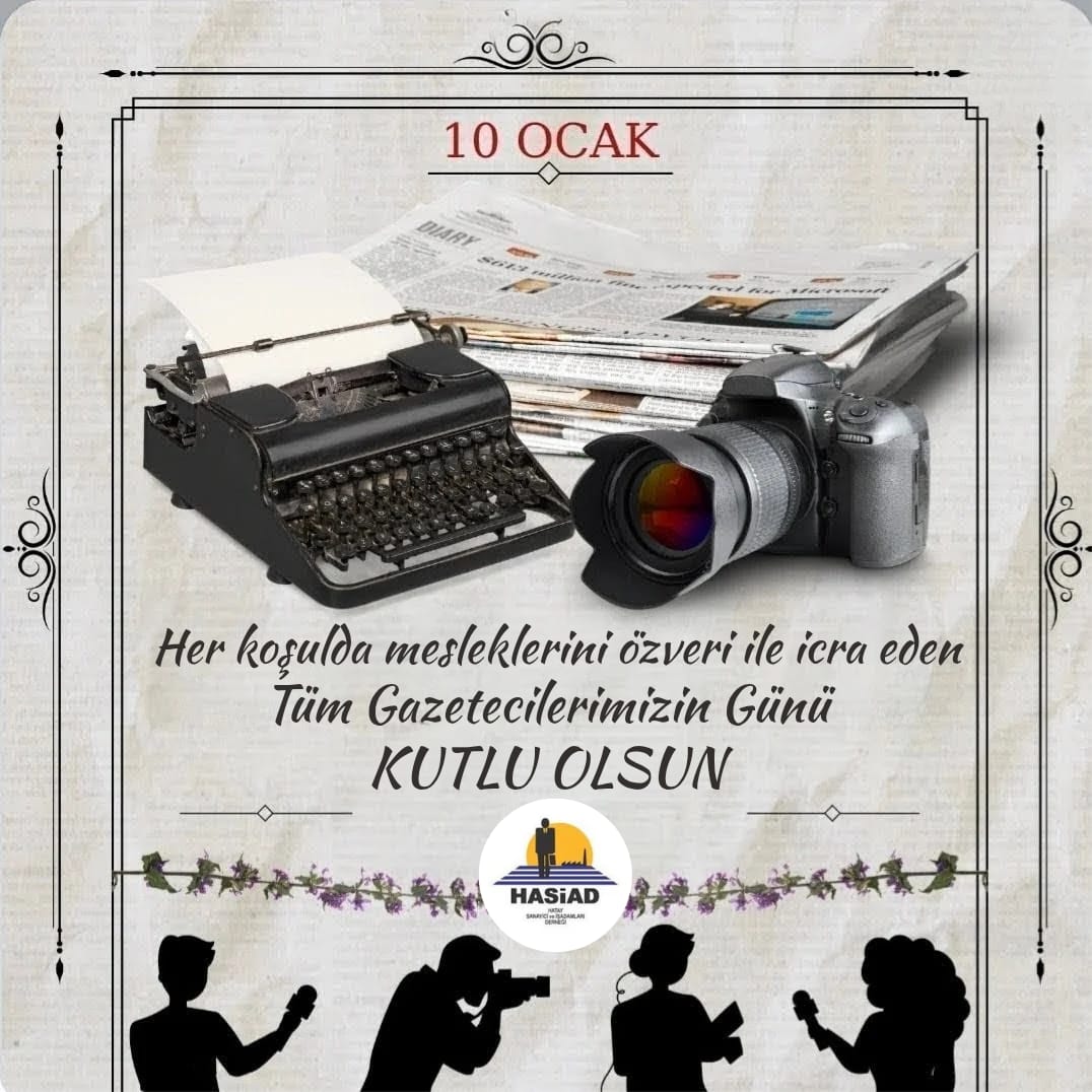 Büyük bir özveri  ve tarafsızlık ilkesiyle çalışan tüm basın emekçilerimizin #10ocakçalışangazetecilergünü 'nü kutlarız.

#10ocak #çalışangazetecilergünü #basın #medya #tarafsız #gazetecilik #hasiad #hatay