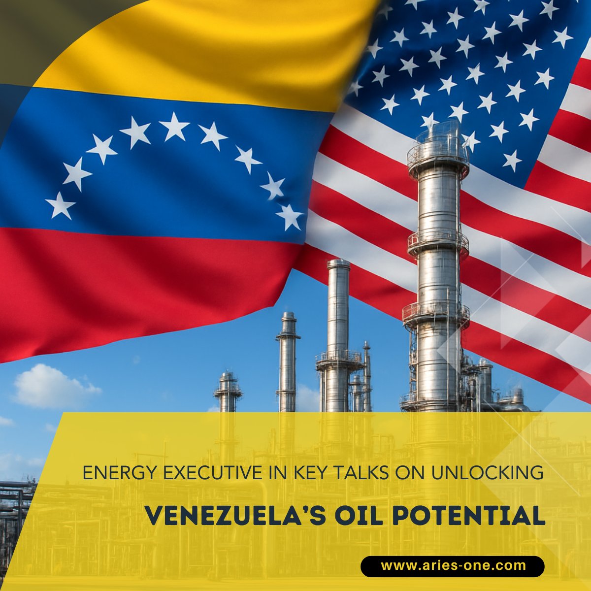 AriesOne_energy's tweet photo. White House meeting today w/ Chevron, Exxon, Conoco + smaller players like Continental Resources &amp; Denver-based independents to discuss investments in Venezuela's oil sector post-recent changes. Majors for scale, nimble firms for speed?  Source: Reuters
https://t.co/U0auPJHT3x https://t.co/xWyosC5t3Z