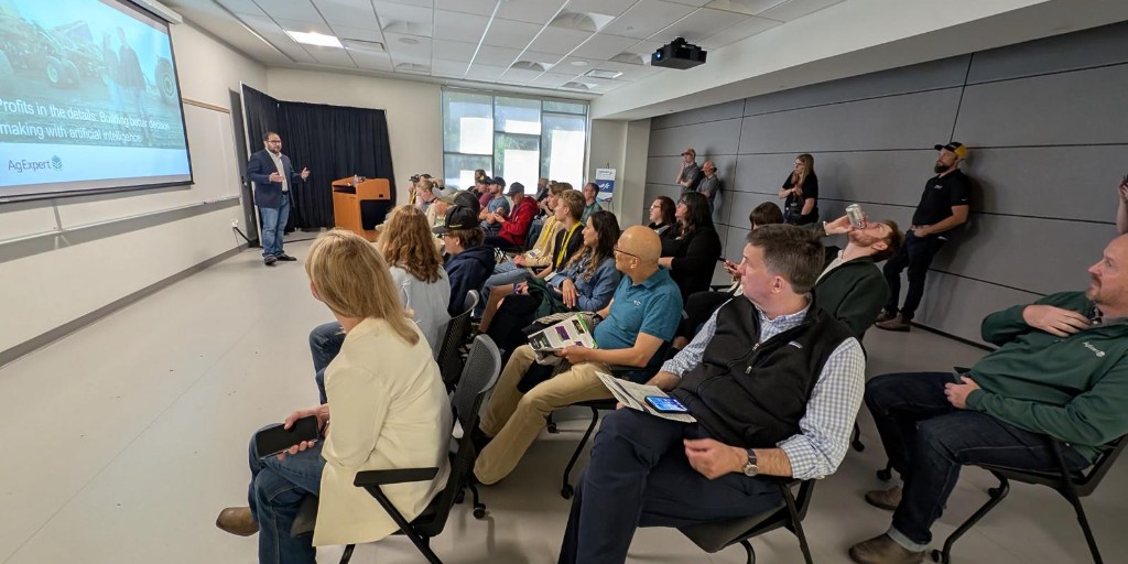 AgSmartOlds's tweet photo. Workshops, farm conferences and agronomy updates help producers stay informed. This is a season for learning and adopting new practices. What's one topic you would like to hear and learn about at AgSmart this year? https://t.co/Ttp7RNbwF6