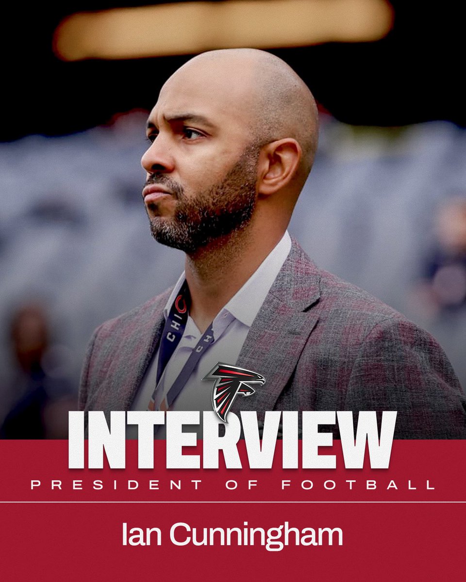 AtlantaFalcons's tweet image. We have completed an interview with Ian Cunningham for our president of football position atlfal.co.nz/4aS1Yxv