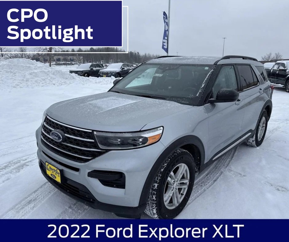 ✨ CPO Spotlight ✨
2022 Ford Explorer XLT
Certified. Trusted. Ready to go. 
Come check it out today at NorthStar Ford!

#NorthStarFord #Ford #Duluth #Minnesota