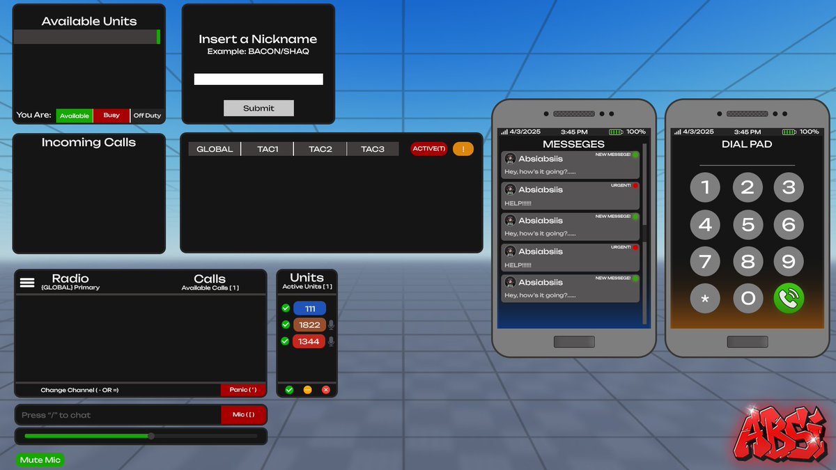 absi_dev's tweet image. Phone &amp;amp; Radar System UI. 
#uiuxdesign #RobloxDev #robloxart #RTC #uidesign #RobloxUI #UIUX