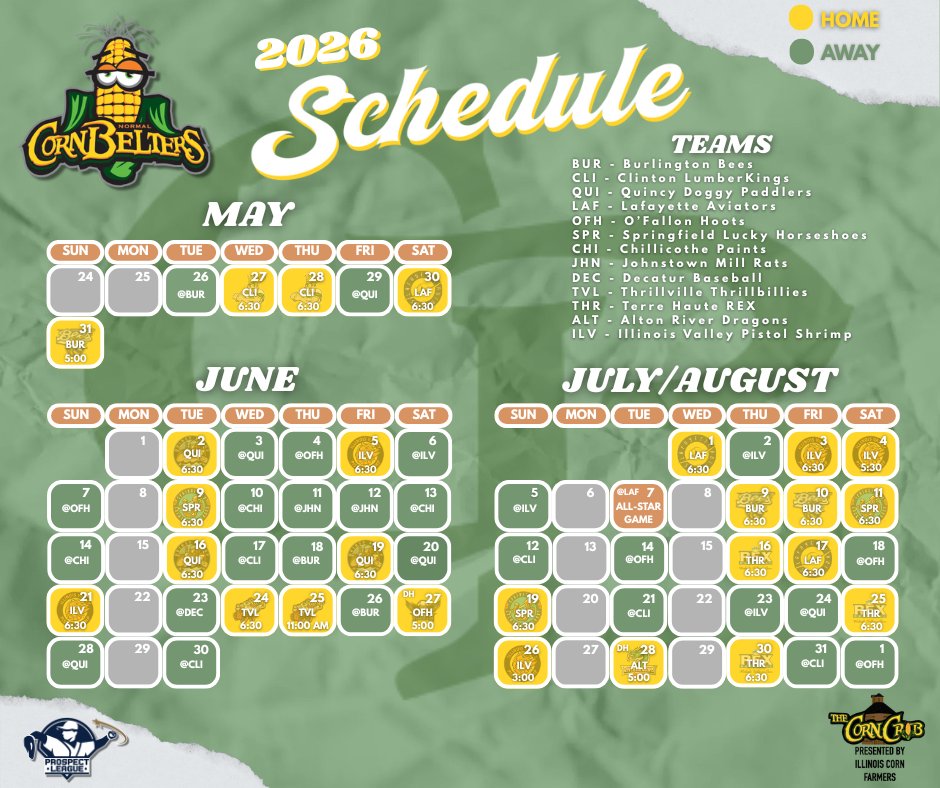 Normal CornBelters tweet media