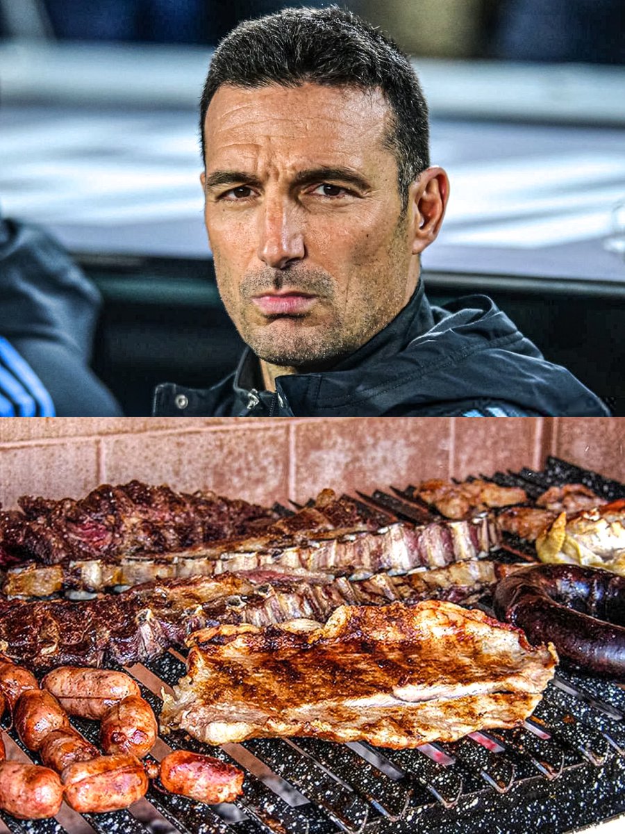 🥩 “COMO EL ASADO NO HAY. LOS PRIMEROS 2/3 PEDAZOS LOS COMÉS CON UNAS GANAS TERRIBLES”

🗣️ Lionel Scaloni, DT de la Selección Argentina, en <a href="/AFAestudio/">AFA Estudio ⭐️⭐️⭐️</a>:

“Como el asado no hay. Mi esposa es mallorquina y come poca carne, pero cuando va a mi pueblo se desespera por el asado. 

En