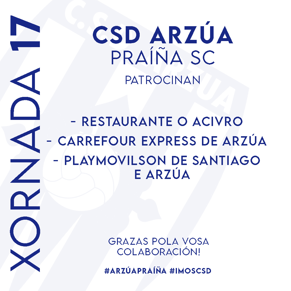 Nesta primeira cita do 2026 na casa queremos dar grazas aos patrocinadores que, unha vez máis, colaboran con nós! 

#ArzúaPraíña