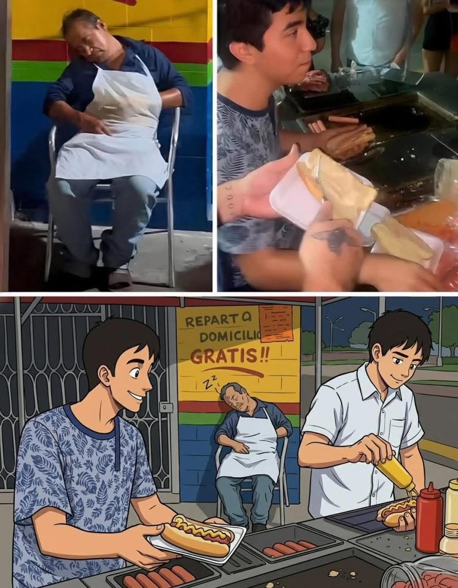 🥹🔥 CUANDO NADIE MIRABA, ELLOS DECIDIERON SER HONESTOS

En Veracruz, el cansancio venció al dueño de un carrito de hot dogs y se quedó dormido.
Pudo haber pasado cualquier cosa… pero no.