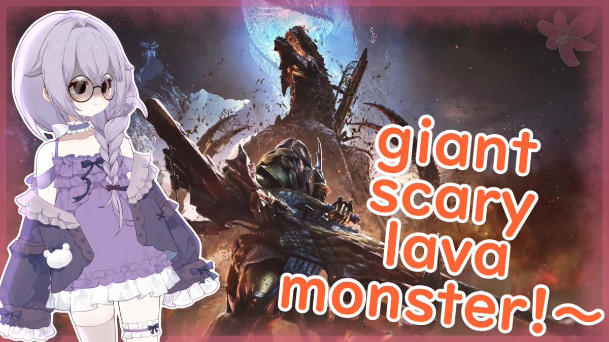 💜STREAM IS LIVE ON TWITCH!💮

Monster Hunter Wilds!～
🌋 TINY LOLI GETS BEAT UP BY A GIANT VOLCANO LAVA MONSTER WHILE POKING IT WITH A BIG EXPODING STICK!～💥

twitch.tv/yurichilily
come join!～
#Vtuber #ENVtuber #cute #imouto #MHWilds #mhw