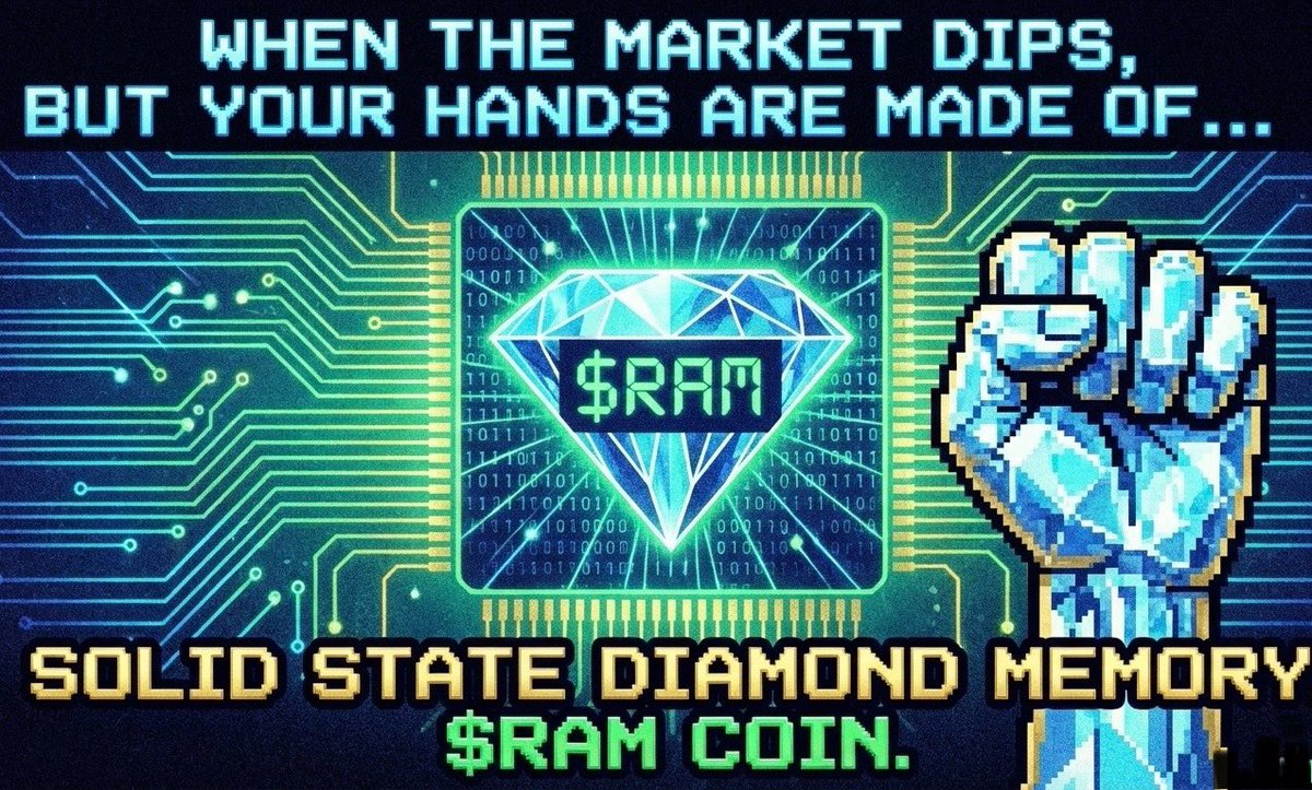 Diamond hands  only !! $RAM

Let’s meet at 10M 💪🔥🔥🔥