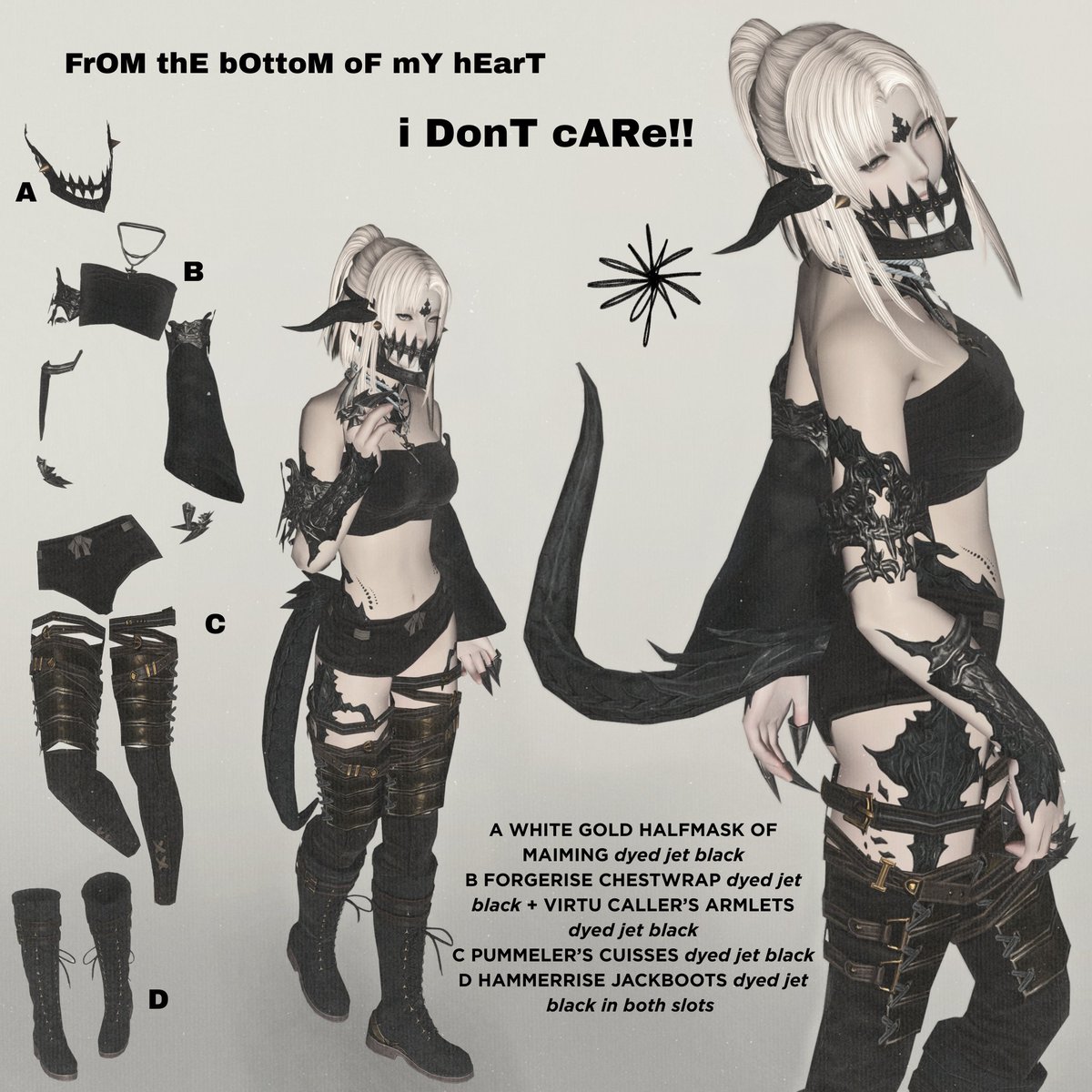 mijumiau's tweet image. today's outfits ft. some sweet friends &amp;lt;33 
   ⋆˚࿔ @virtualbunn @serajennie @liffxiv @silypwincess