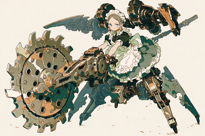 #niji7 Heavy armored butler バカデカ武装使用人