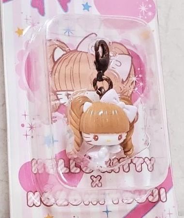 thepinkernet's tweet image. hello kitty x nozomi tsuji collab 🎀