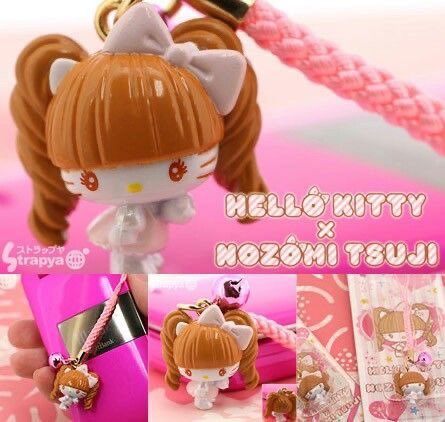 thepinkernet's tweet image. hello kitty x nozomi tsuji collab 🎀