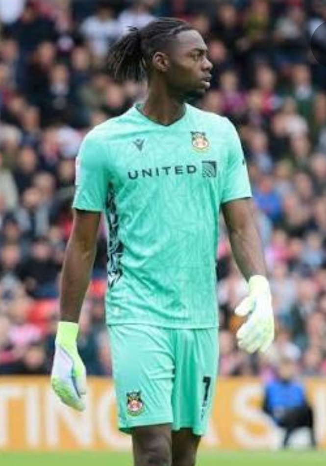 Man of the match. Hard to stop one, let alone two penalty shots. <a href="/Wrexham_AFC/">Wrexham AFC</a>