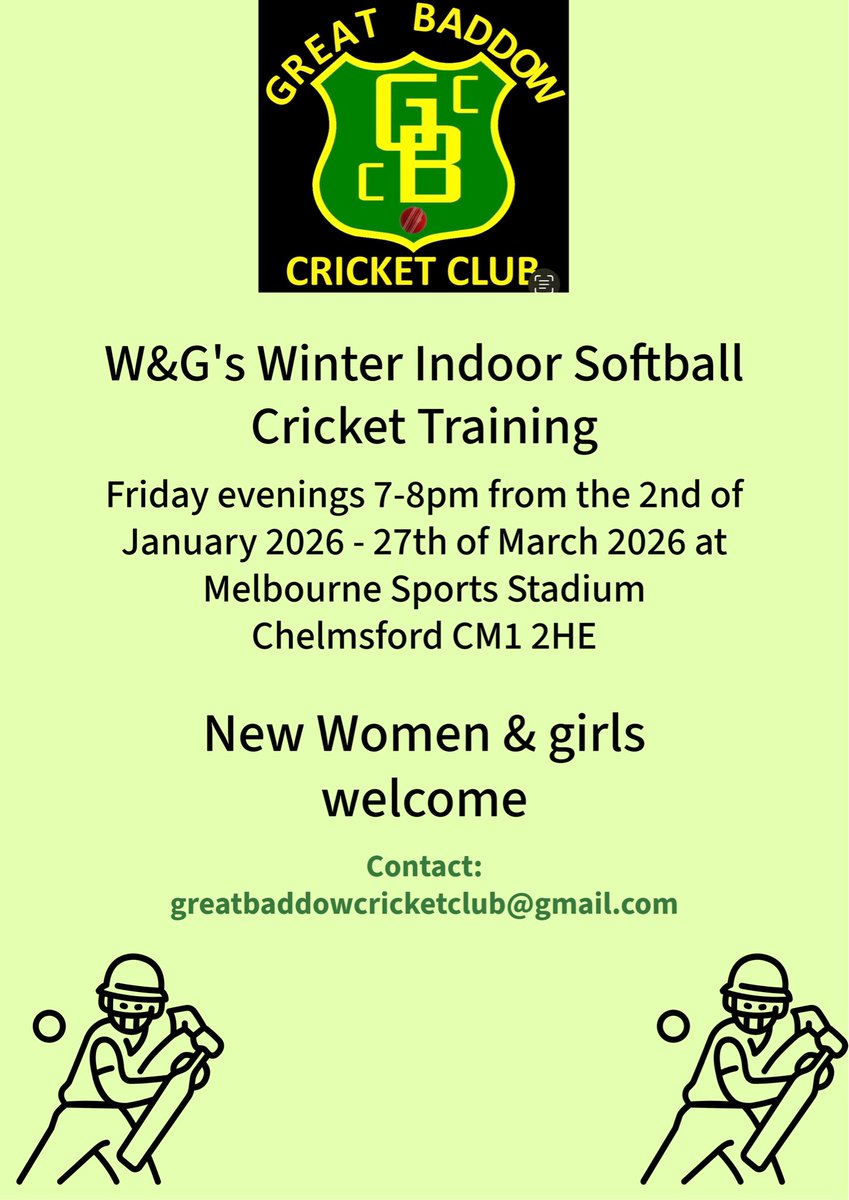 Great Baddow CC tweet media