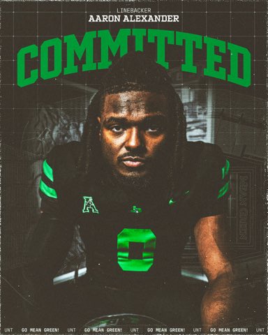 AaronAlezander8's tweet image. Last One⚪️🟢
@MeanGreenFB 
#Committed