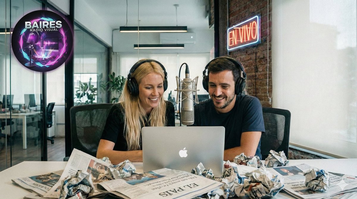 bairesRV's tweet image. ¡El futuro ya suena! 🚀 Seguimos en #Modo2026 en Baires Radio Visual.
​Junto a Pablo y Federica te traemos la mejor info, contenido y mucha música. 🎶
​¡Atentos que se vienen novedades muy pronto! 💣
​ #RadioVisual #Streaming #Iran #DigitalBlackoutIran #CransMontana