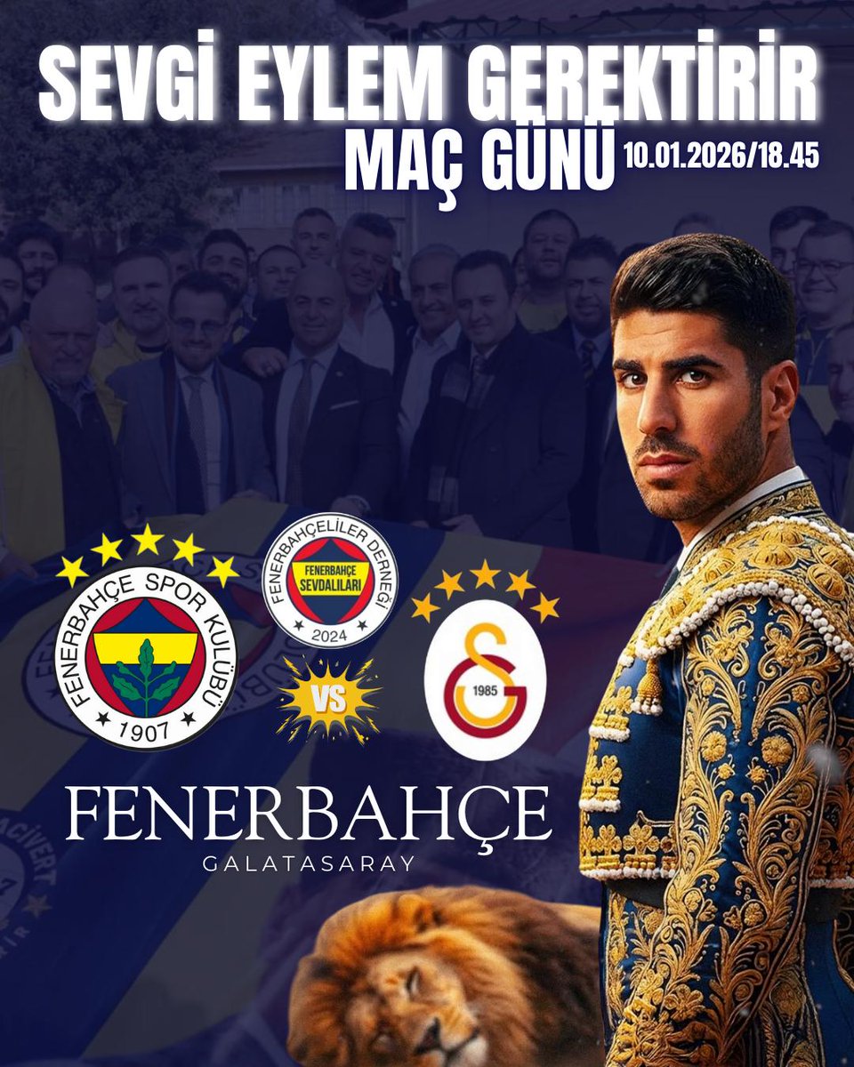 🏆 Turkcell Süper Kupa 

🆚 Galatasaray  
🗓 10 Ocak Cumartesi  
🕖 18.45 
📍 Atatürk Olimpiyat Stadyumu 
📲 #FBvGS