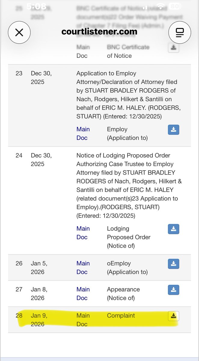ClaytonsJustice's tweet image. Docket Update and Court Documents for the Chapter 7 Bankruptcy case of #LauraMichelleOwens. Markus Risinger and Gregg Woodnick, attorneys for Clayton Echard, filed an Adversary Complaint for Nondischargeability of Debt Against Debtor Laura Owens, which was filed and docketed on…
