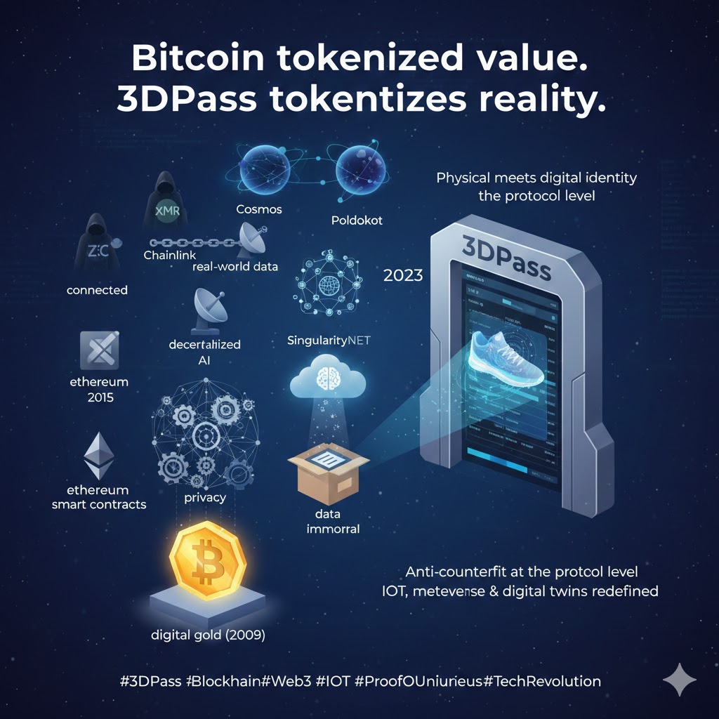 💥 #Bitcoin created digital gold (2009)
🧠 #Ethereum made smart contracts possible (2015)
🕵♂ #Monero &amp; #Zcash defended privacy
🔗 #Chainlink brought real-world data on-chain
🌐 #Cosmos &amp; #Polkadot connected blockchains
🧠 #SingularityNET decentralized AI
📦 Arweave made data