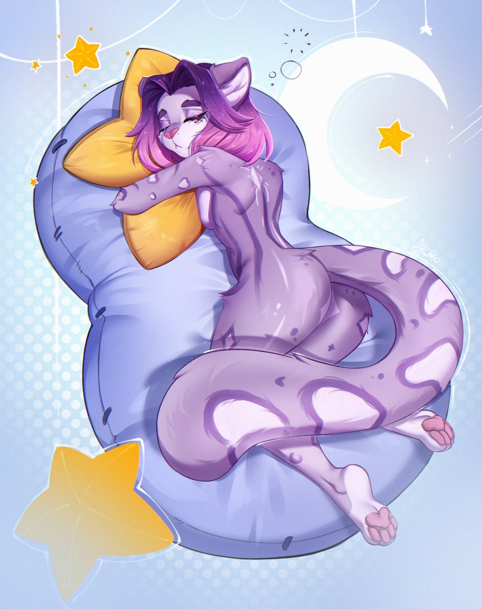 Art trade with <a href="/UlitochkaArt/">Ulitochka🐌</a> 
Char: Mira
She is sleepy cutie patootie