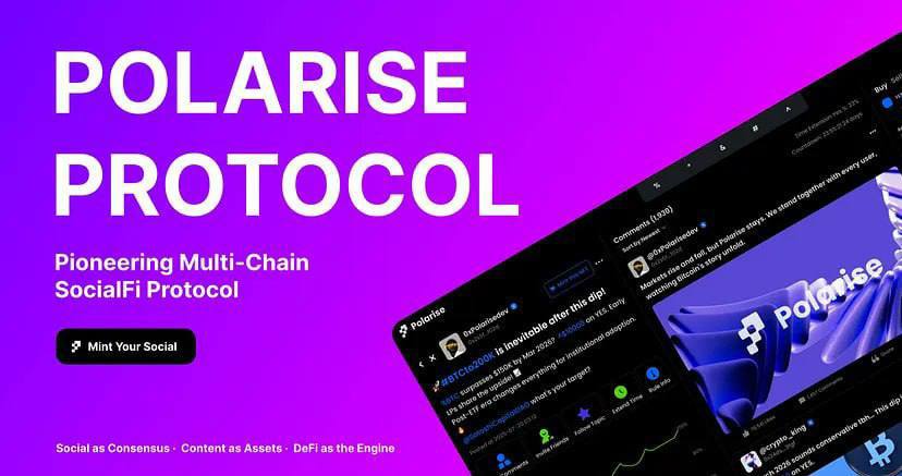 tokenfeee's tweet image. 🚀 $RISE Polarise 空投已上线！

#Polarise 是一个 Web3 协议，通过金融模型将你的 社交行为变现。
项目已获得 Digital Currency Group（DCG） 和 Animoca Brands 的 300 万美元融资。
奖励将以 $RISE 代币 形式发放，空投基本确定 🪂

参与步骤：

前往 app.poIarise.org

连接你的账号…