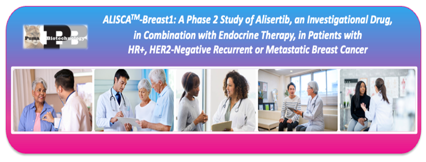 pumabiotech's tweet photo. Clinical trials aren’t just for “when nothing else works.” They’re about learning if a treatment under investigation might be right for you to consider. Learn more about our clinical trial currently enrolling: https://t.co/ys4U6lCTcN #mBC https://t.co/q1z0JcK9pD