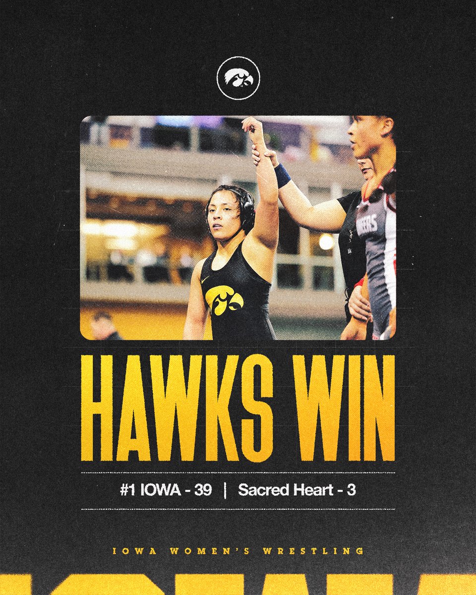 Dub No. ✌️ The #Hawkeyes advance to Saturday's semifinal!