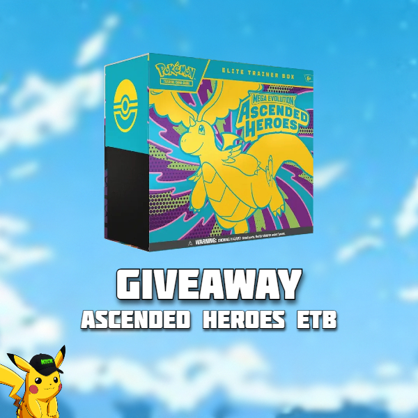 PokemonOnKick's tweet image. Ascended Heroes ETB Giveaway! 

- Follow @PokemonOnKick 
- Like &amp;amp; RT
- Tag a friend

Ends on January 21st 

#PokemonTCG | #PokemonGiveaways