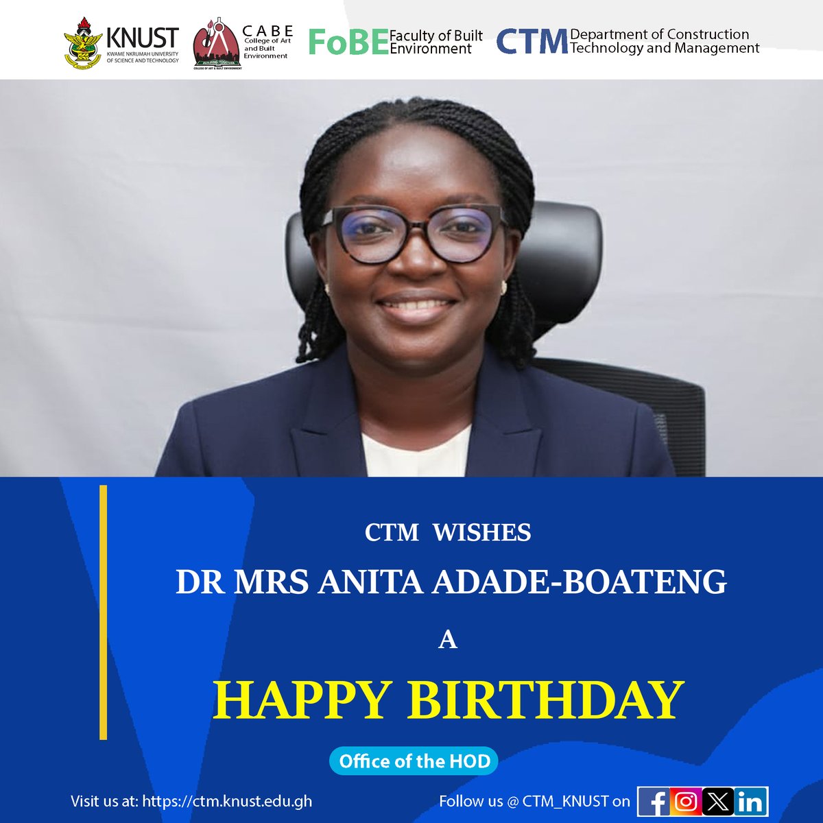 CONSTRUCTION TECHNOLOGY AND MANAGEMENT, KNUST tweet media