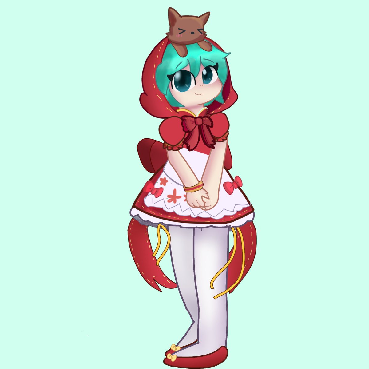 SrtaStarPy's tweet image. Dibujo de la Miku de Oha-Yo-Del.

Me da ternura la vaquita we.
#HatsuneMiku #Vocaloid