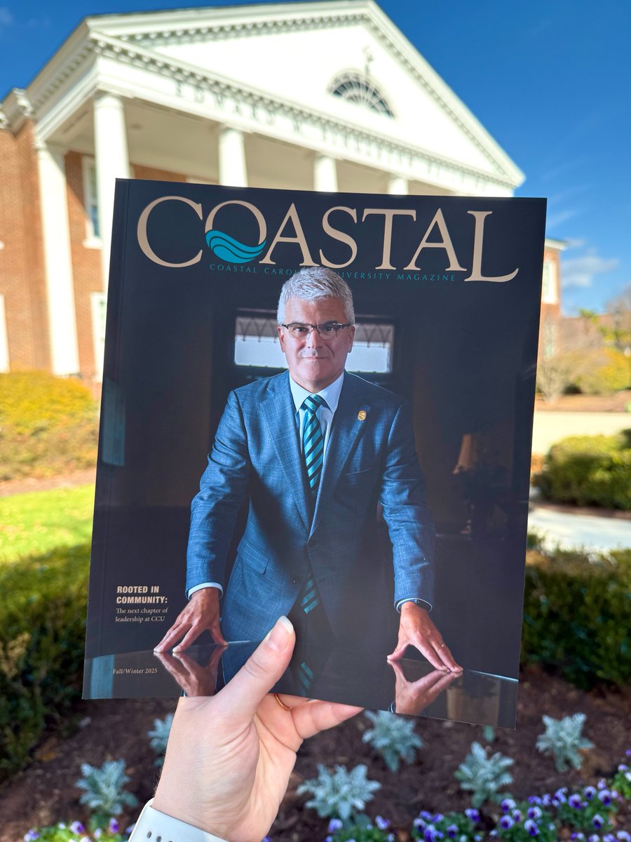 The newest edition of Coastal Magazine is here, showcasing the people, progress, and powerful moments defining #TealNation. 📖
 
Explore the stories shaping #CCU ➡️ coastal.edu/magazine