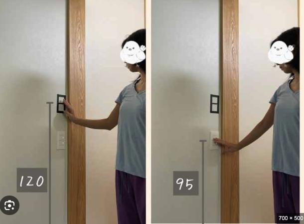 roresan_com's tweet photo. 一条の照明スイッチ高さは標準120cm
❌手を上げないと押せない + スイッチが目立つ
🟢 住設のドアと同じ高さと指定するとすごくスッキリ
🟢 しかも、手を挙げずに押せる

一条のコンセントの高さは標準30cm
❌ 結構高くて目立つのが気になる
🟢 結構高いので全て15〜20cmにする

今日の学びメモ https://t.co/0NZUTwpBaG