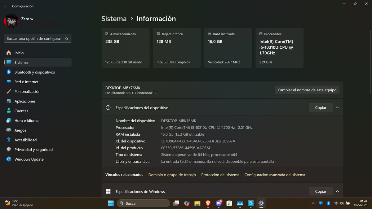 zeroxt024's tweet photo. Impresionante que casi no haya notado la diferencia de potencia  al saltar de un i5 a un i7, supongo que esas 2 generaciones fueron bastante pobres xd. Tienen un rendimiento meh hoy en dia. https://t.co/wFI2fAvaI3