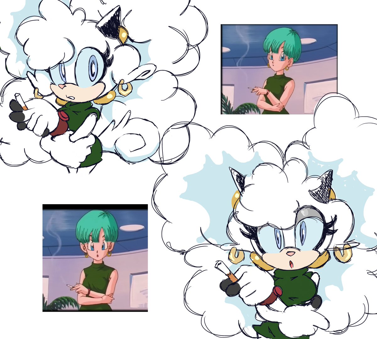 using this as an excuse to post these lanolin bulma sketches once again

#lanolinthesheep