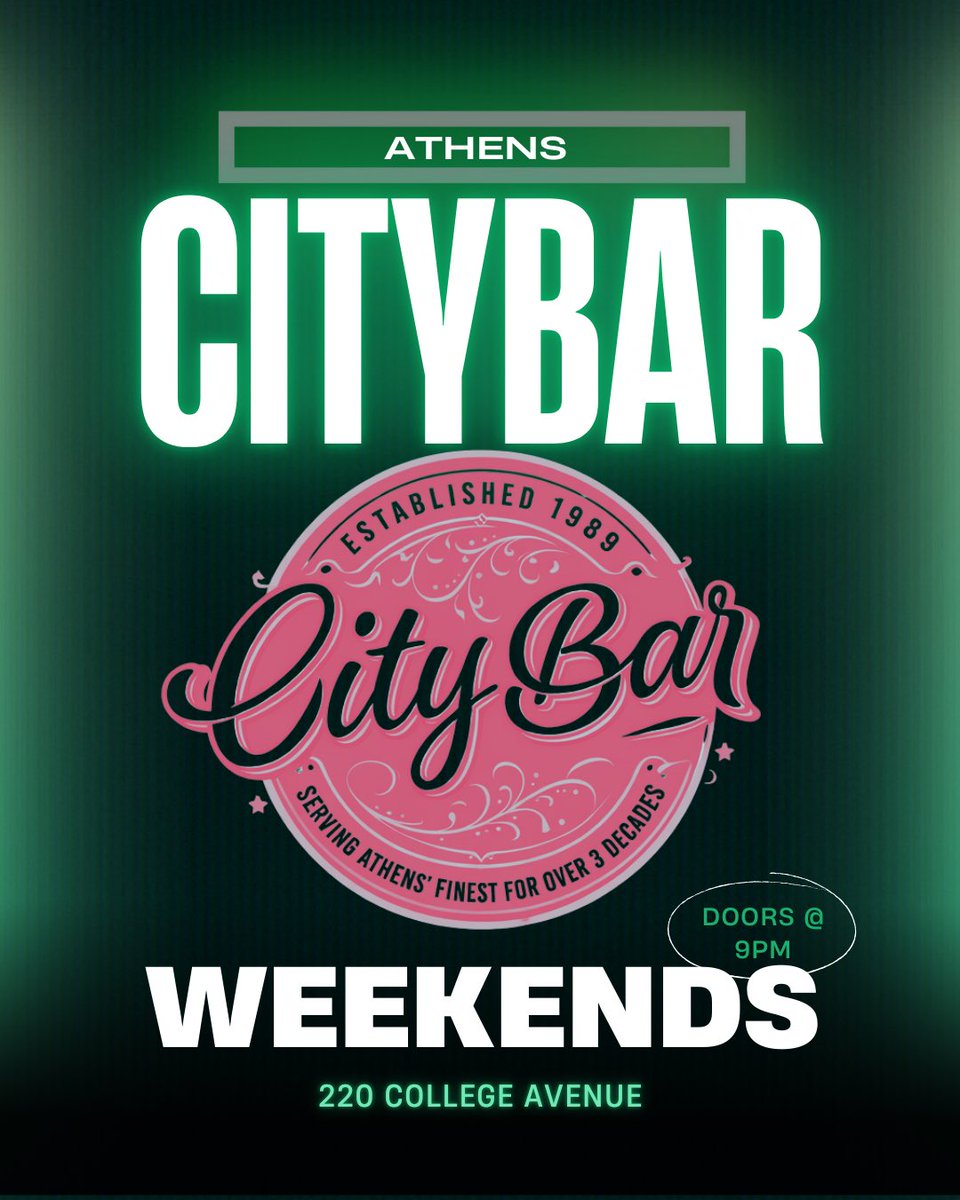 CityBar opens at 9PM this weekend 🍸 

The lights are low, the music’s high, and those ice-cold Rumple shots are calling your name 🥶✨ #citybarnights