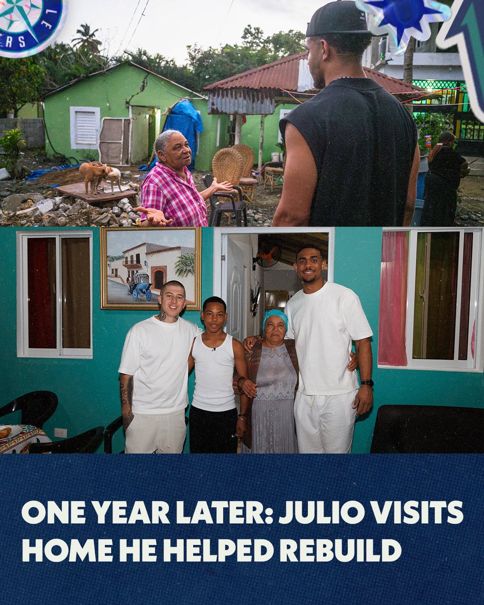 (Re)built with love 🏠
@JRODshow44 and @VicBlends returned to visit Agripina Polanco and her grandson, one year after they helped rebuild her home.