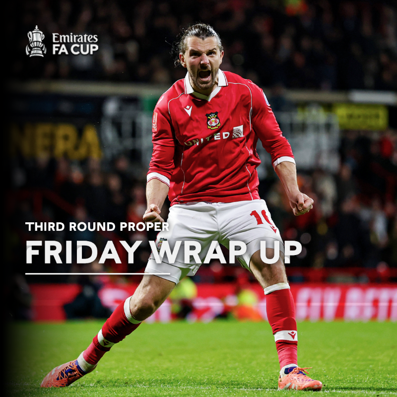 EmiratesFACup's tweet photo. A double-billing of penalty shootouts tops the bill 🤯

The Friday night report from a thrilling night of #EmiratesFACup third round action 📰