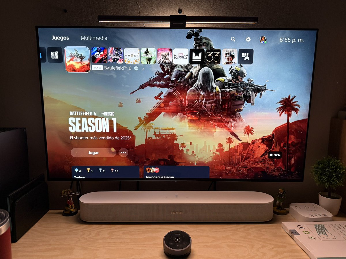 Btw, LG C5 OLED 42” + Sonos Beam 2 😎