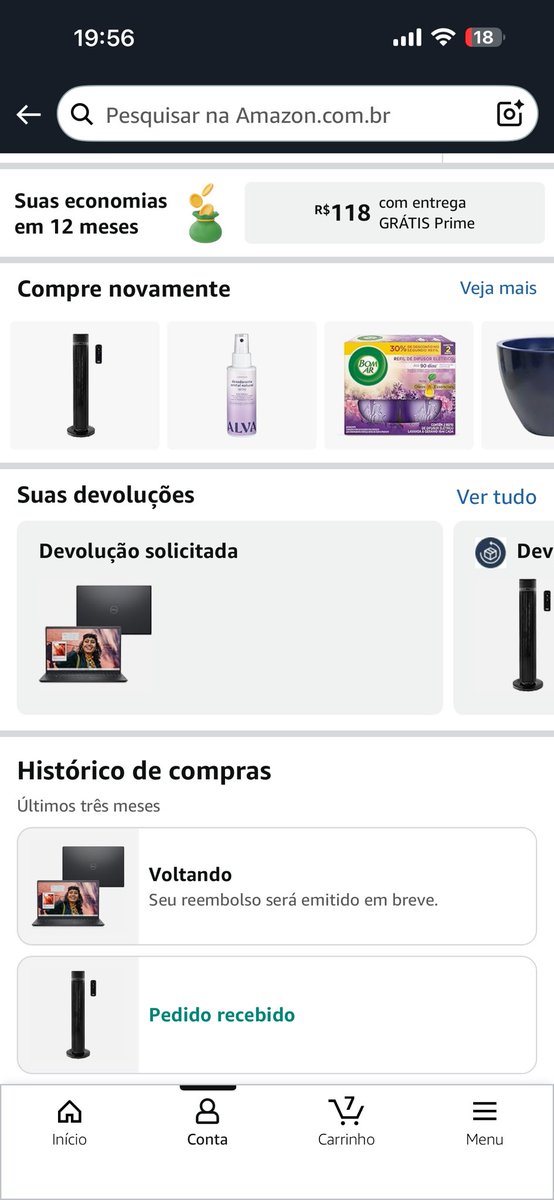 lolovix's tweet photo. a @amazonbrasil é simplesmente um NOJO. comprei um notebook para a minha mãe, que está precisando urgentemente do produto dela, pela amazon, pois o preço estava melhor que em outros sites. agora quando fui ver o status do pedido, ele simplesmente foi cancelado pela própria amazon https://t.co/IJUkiOOPQy