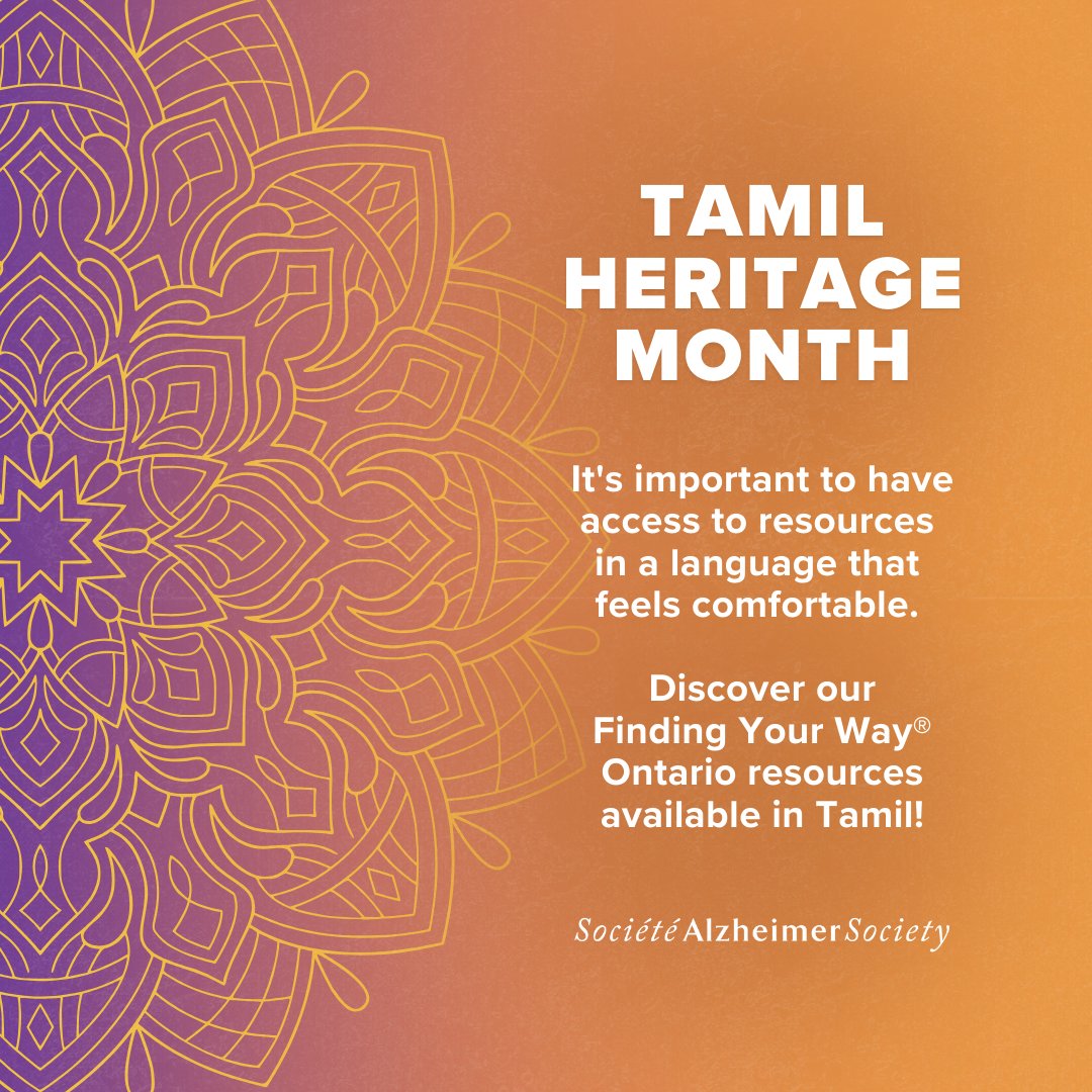 January is Tamil Heritage Month, and we know how important it is for everyone to have access to safety information in a language that feels familiar and comfortable.

Learn more about our resources in Tamil on Finding Your Way® Ontario website here: bit.ly/4aLaZbs