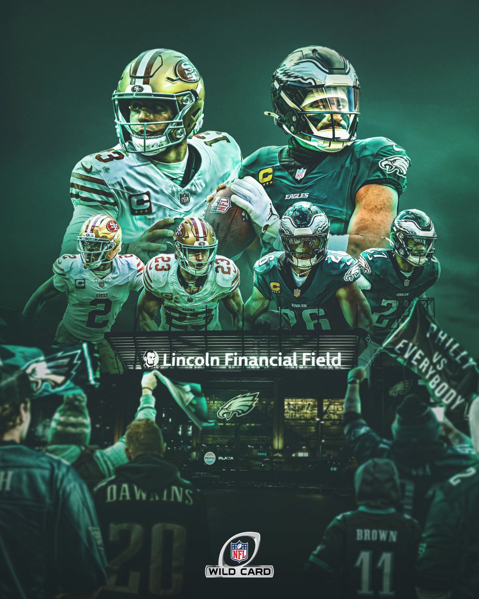 Eagles's tweet image. Weekend plans? Wild Card Round, our place.