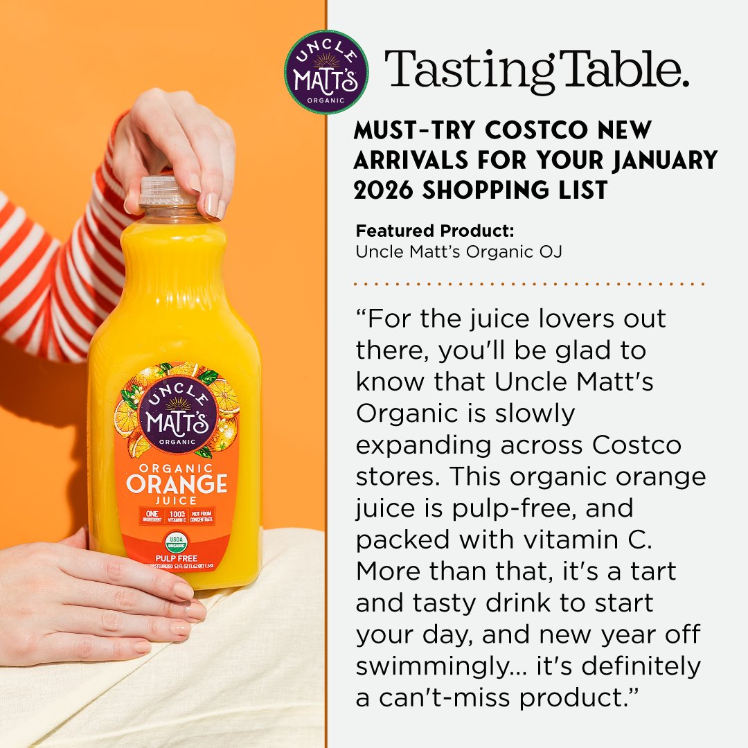 Uncle Matt's Organic tweet media