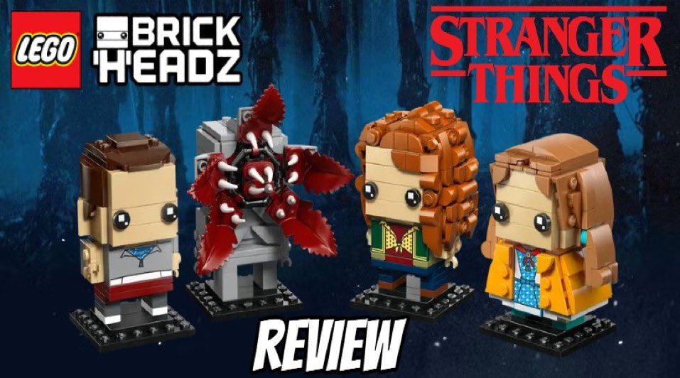 LongsBricks's tweet photo. New Video! Lego Stranger Things 40879 Brick Headz Eleven, Max, Demogorgon &amp; Holly Set Review 
https://t.co/nJejlMPjD1
#Lego #StrangerThings #StrangerThings5 #Netflix https://t.co/PDBgxBXVOo