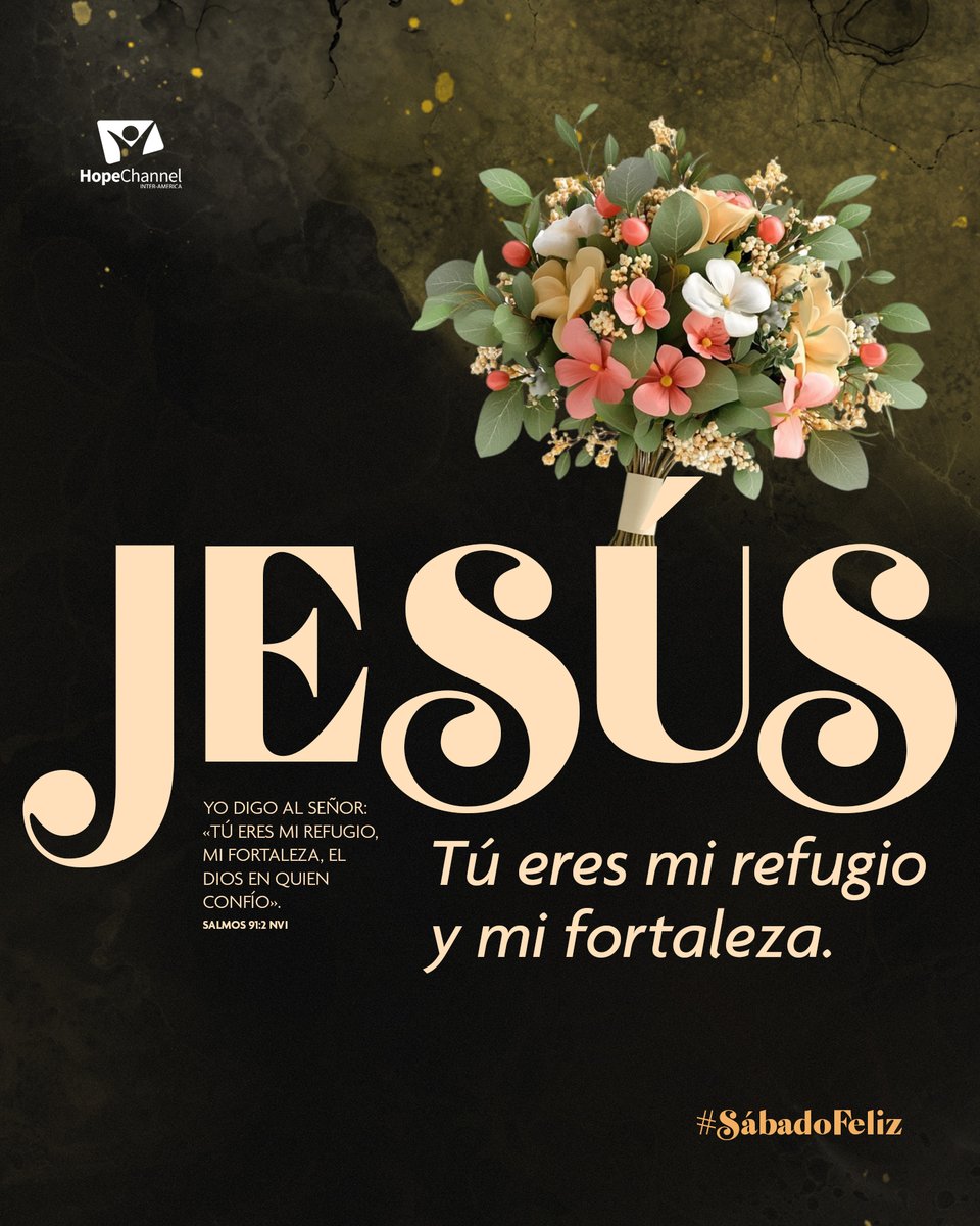 Que este #SábadoFeliz halles descanso en el único que puede traer verdadera fortaleza a tu alma.